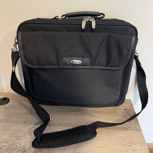 Targus Black Laptop Carrying Case with Strap & Pockets
